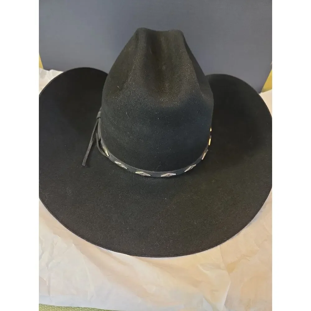 VintageRESISTOL self Confirming 5X Beaver Made In The Usa Texas Size 7 3/8￼￼